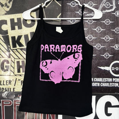 Paramore black/pink baby tank MED/LAR