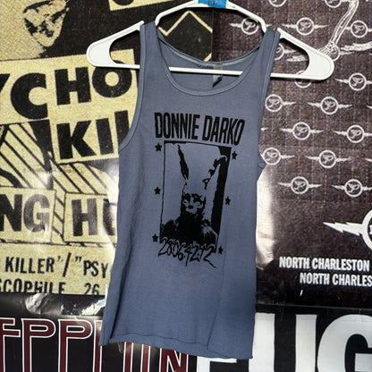 Donnie blue ribbed tank top SM/MED