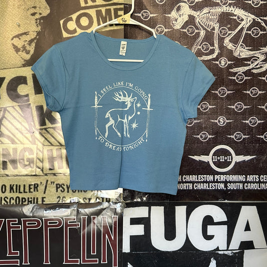 Dream tonight blue baby tee XL