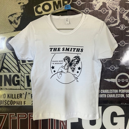 The smiths long white baby tee