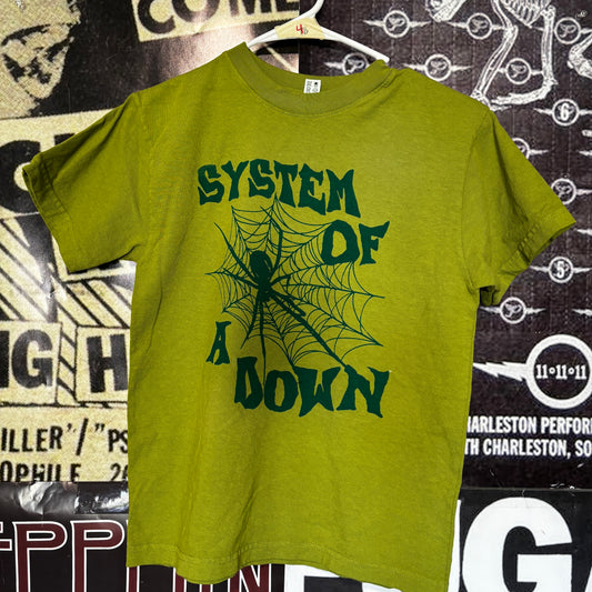 System green/green slim t-shirt
