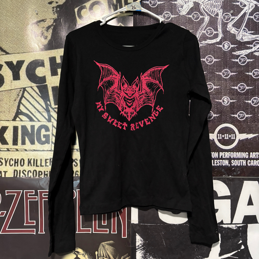 Sweet revenge black/red baby long sleeve