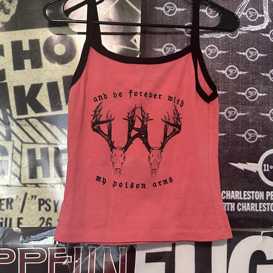 Elliott smith poison arms red/black ringer tank LAR/XL (ready)