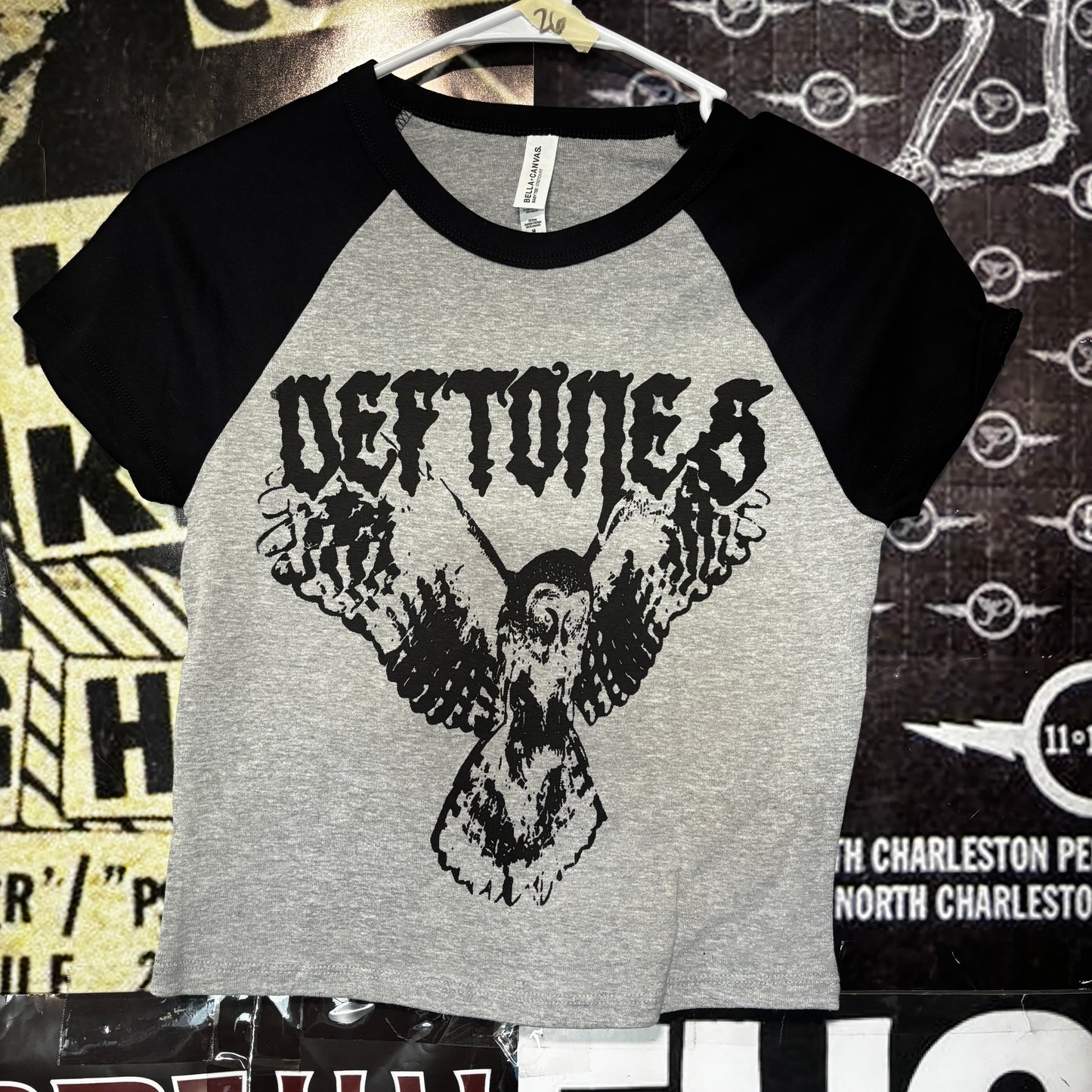 DEF OWL BLACK/GREY RAGLAN