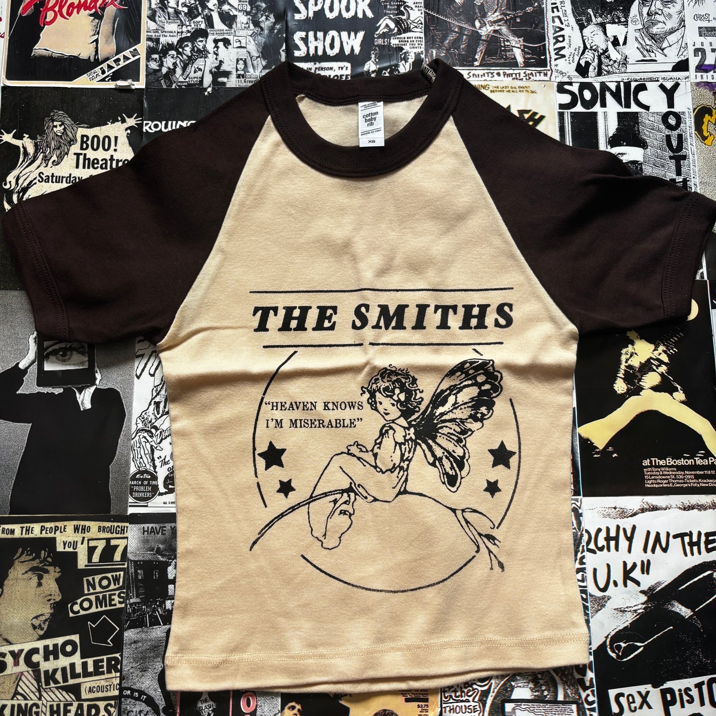 SMITHS BROWN RAGLAN XS