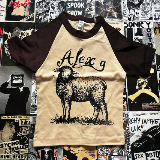 ALEX G BROWN RAGLAN XS