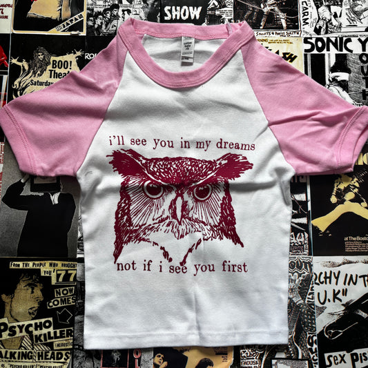 TWIN PINK RAGLAN XS