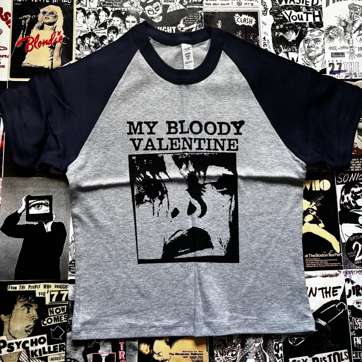 BLOODY NAVY RAGLAN LARGE