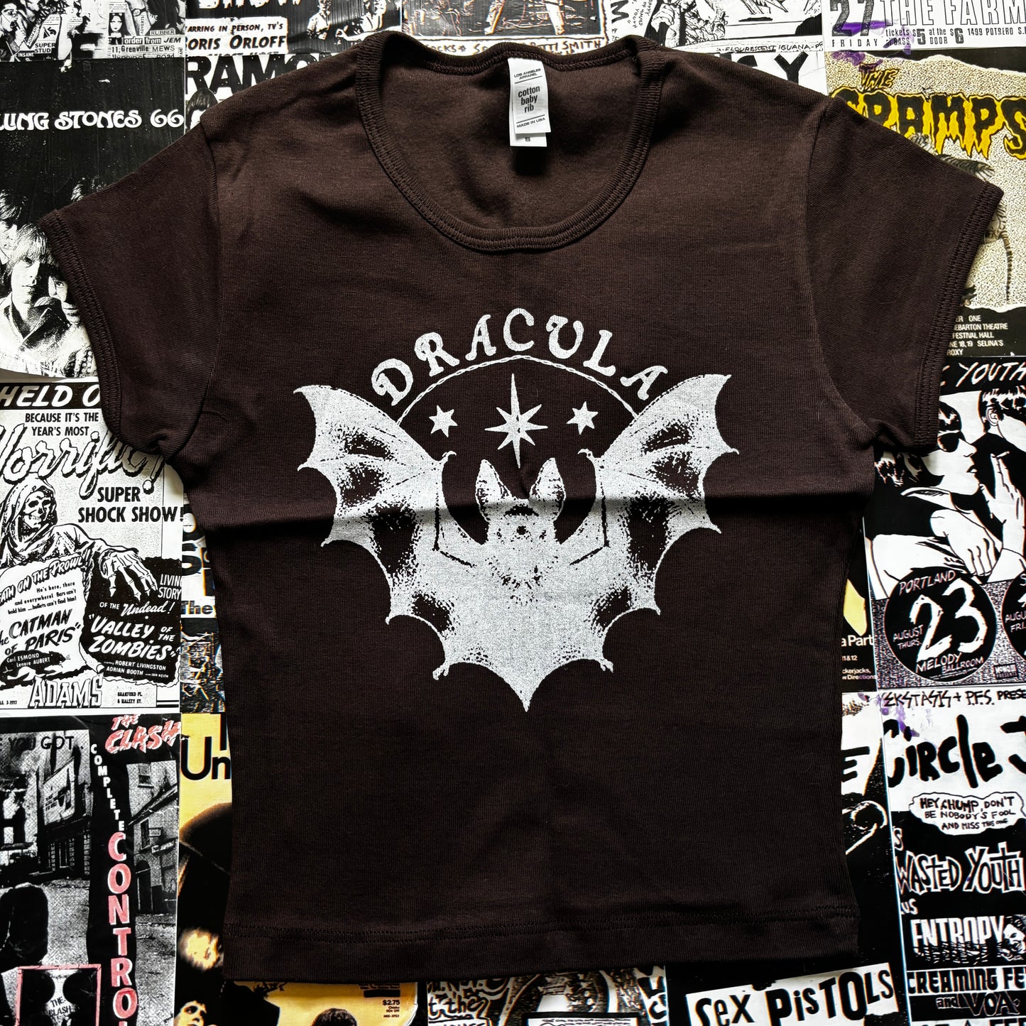 DRACULA BROWN CROP XSMALL