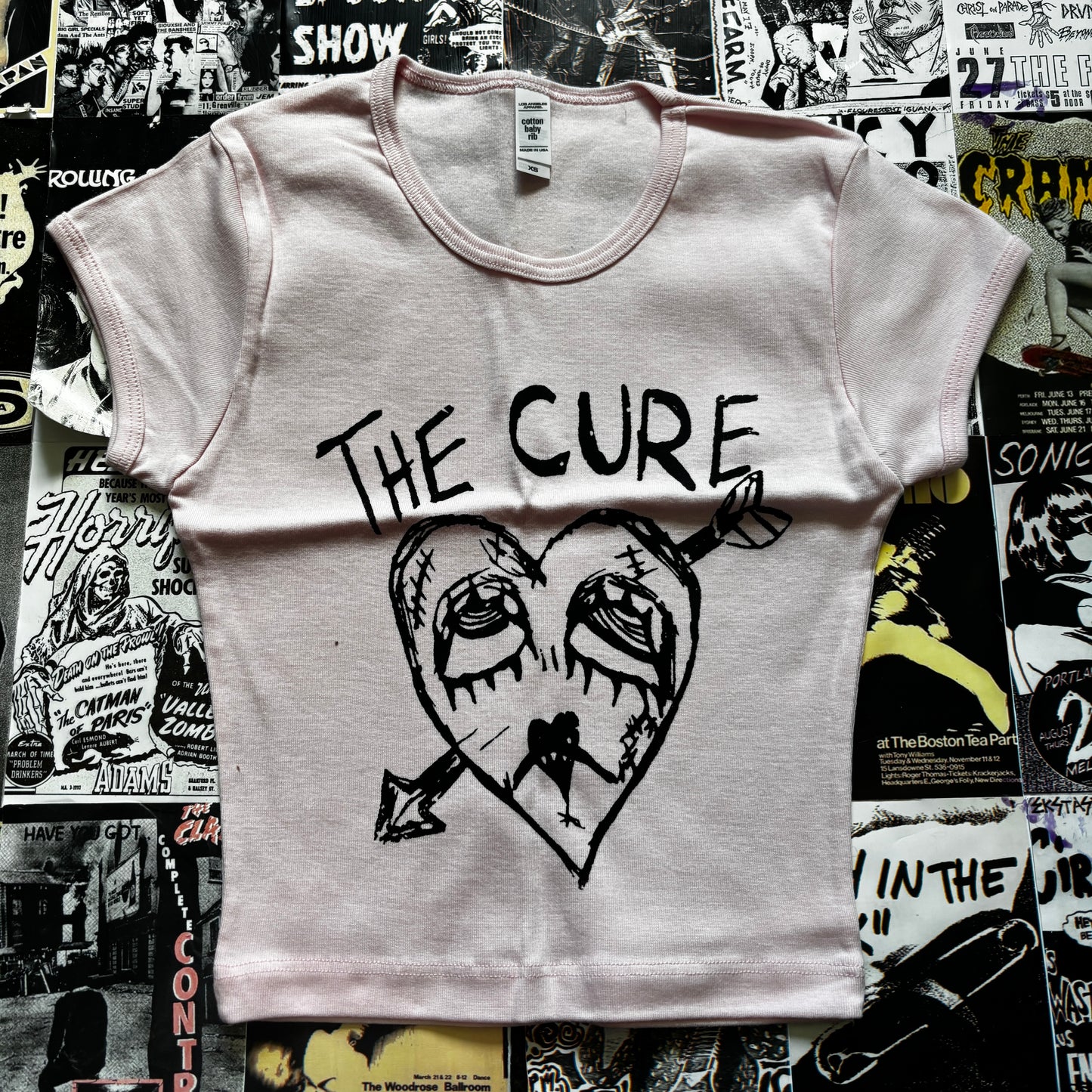CURE PINK CROP XSMALL