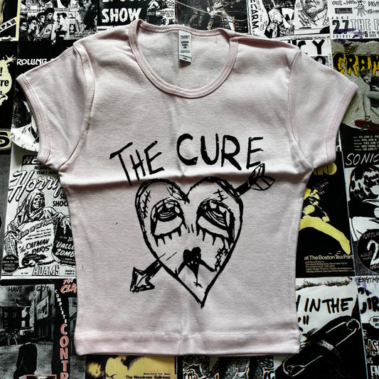 CURE PINK CROP XSMALL
