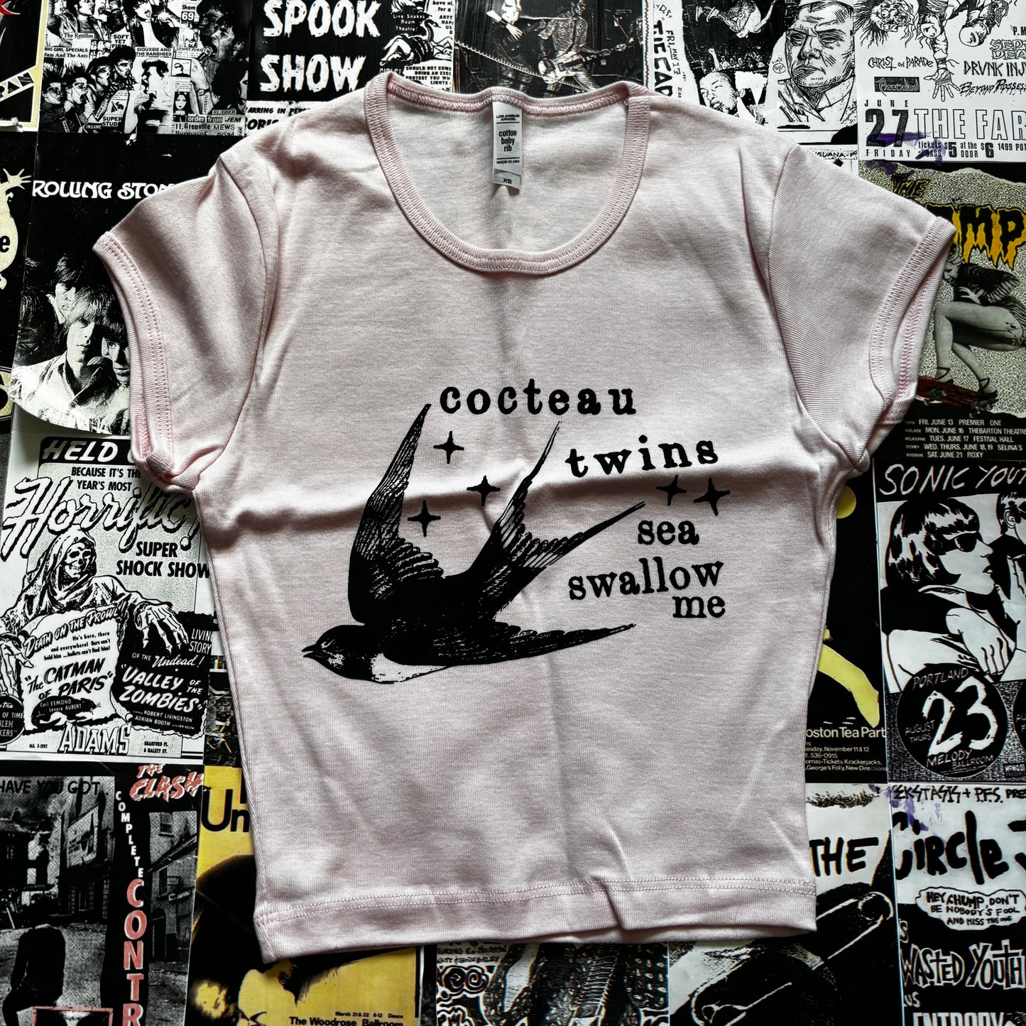 COCTEAU PINK CROP XS