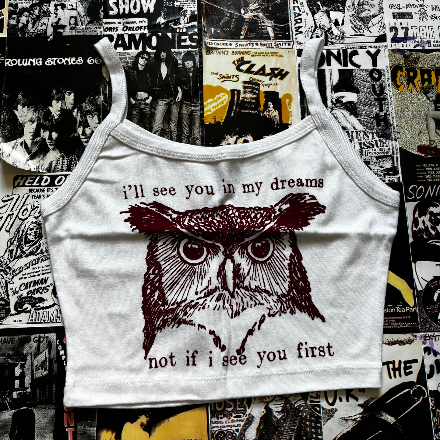 TWIN WHITE CROP TANK MEDIUM