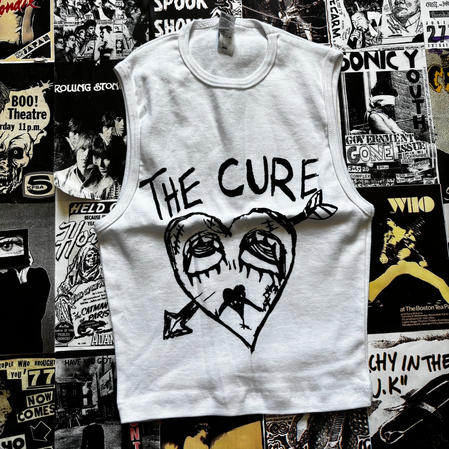 THE CURE WHITE CROP XSMALL