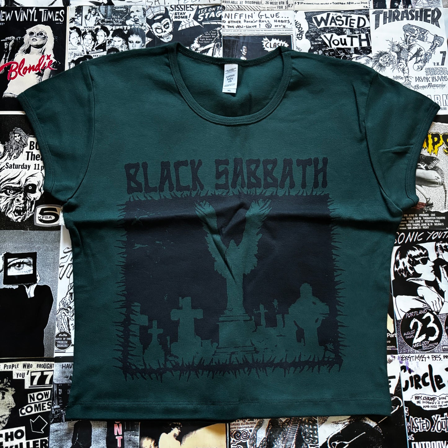SABBATH FOREST CROP BABY TEE