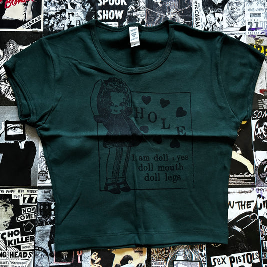 HOLE FOREST CROP BABY TEE