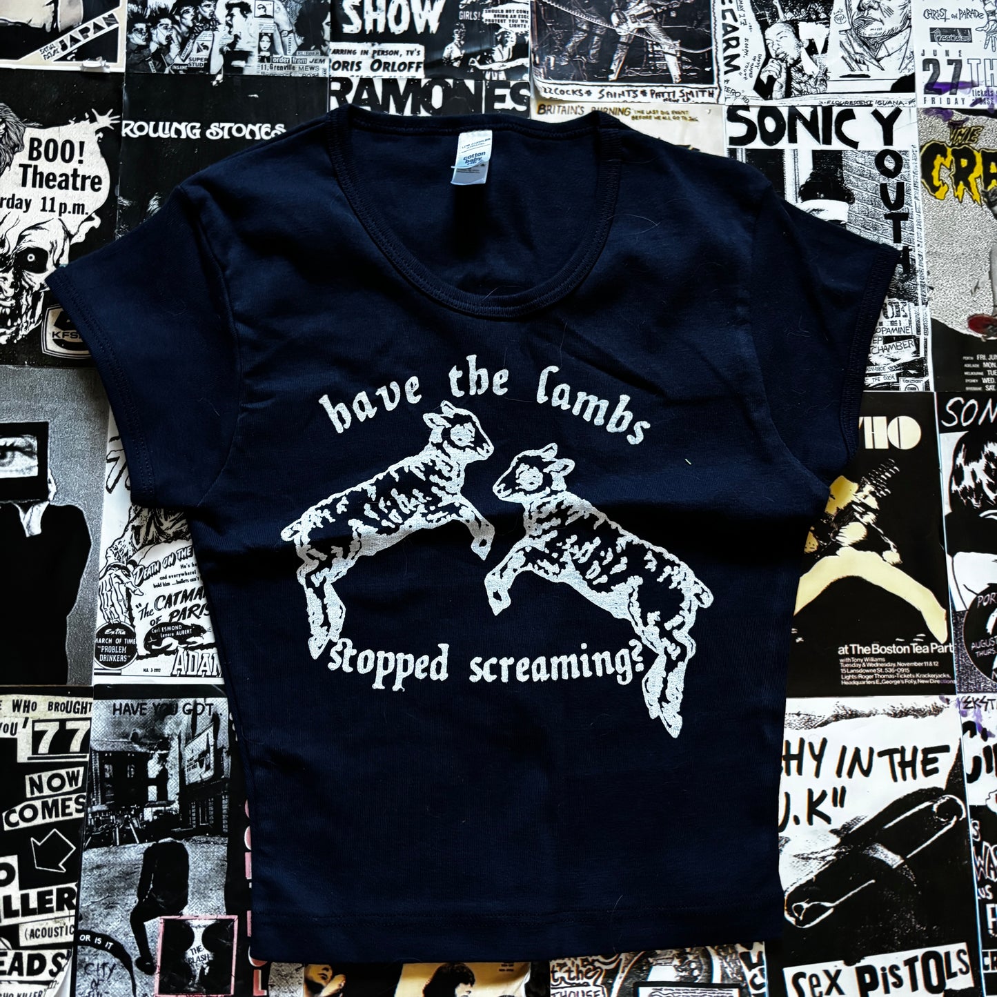 SILENCE NAVY CROP XSMALL