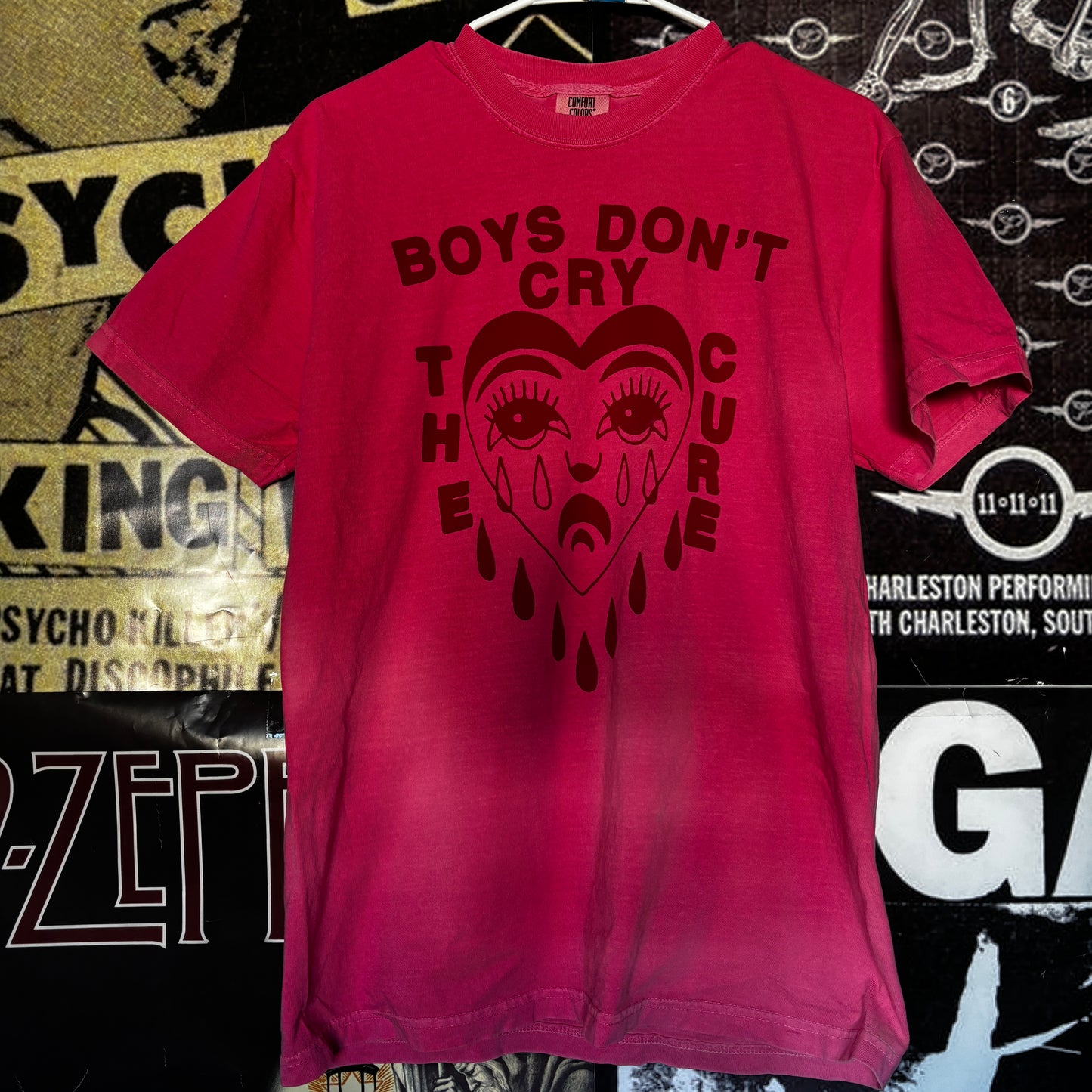 BOYS CRY PINK/RED T-SHIRT
