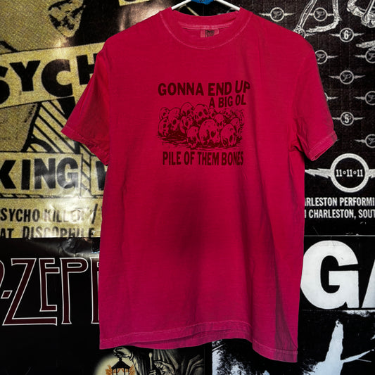 THEM BONES PINK/RED T-SHIRT