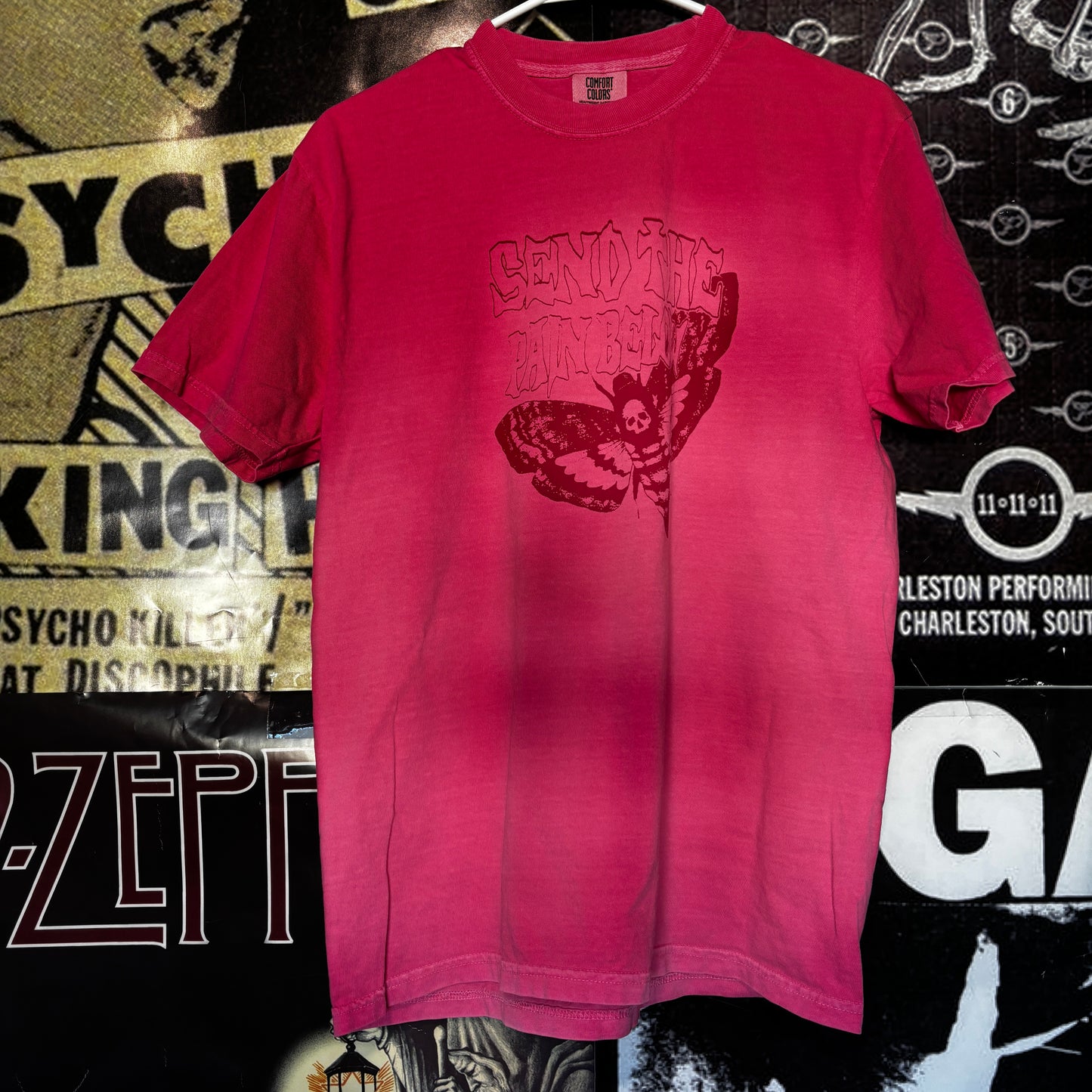 PAIN BELOW PINK/RED T-SHIRT