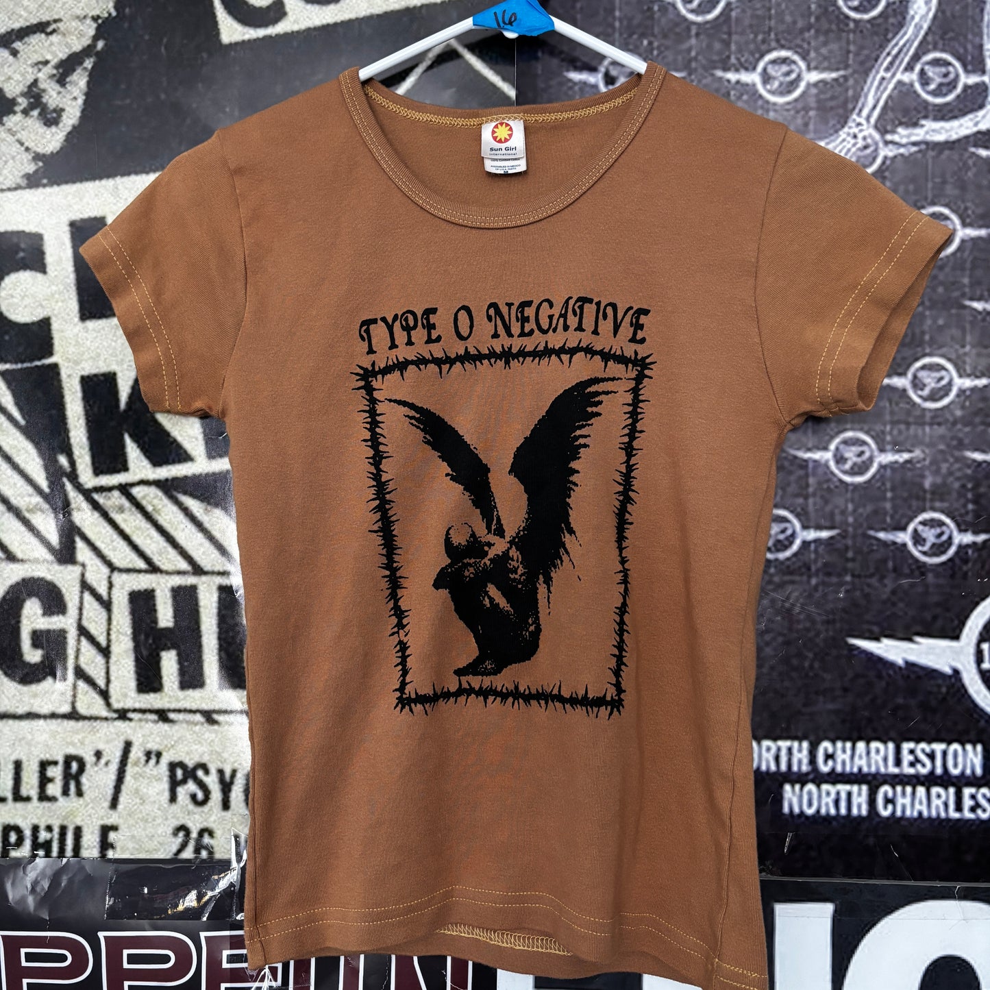 TYPE mustard babydoll tee SM/MED