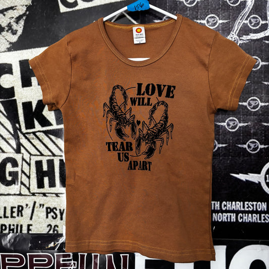 JOY DIVISION mustard babydoll tee SM/MED