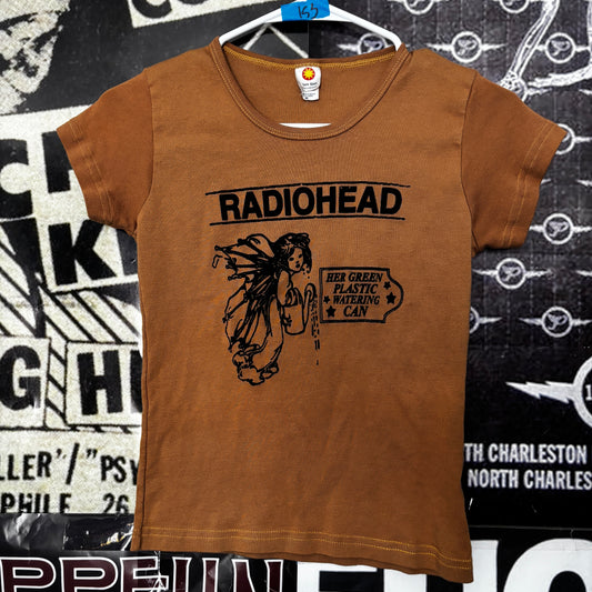 RADIO mustard babydoll tee SM/MED