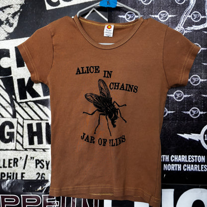 ALICE FLY mustard babydoll tee SM/MED