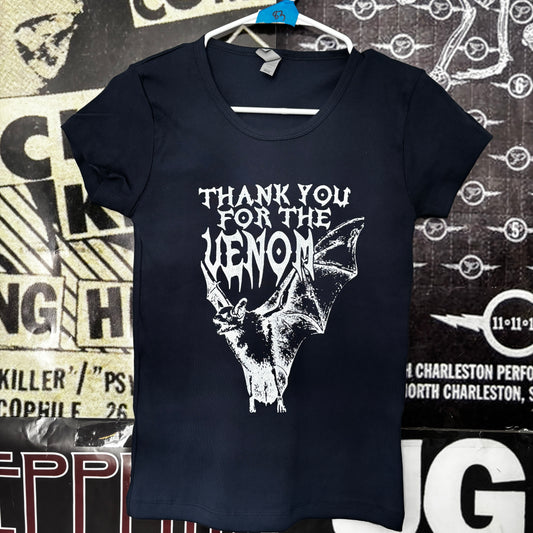 VENOM navy babydoll tee
