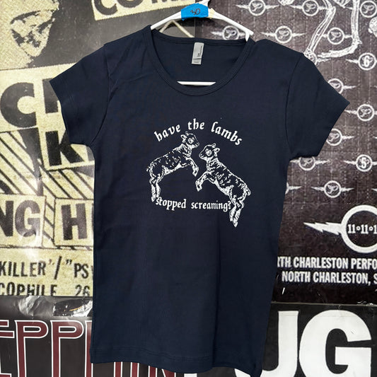 silence navy babydoll tee
