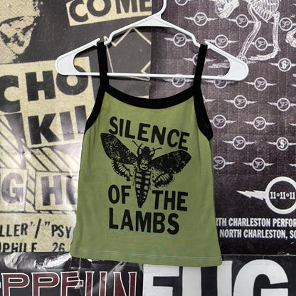 SILENCE green/black baby tank (DESCRIPTION)