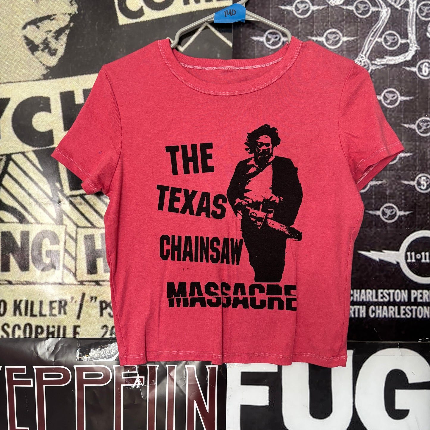TEXAS red crop baby tee LAR/XL