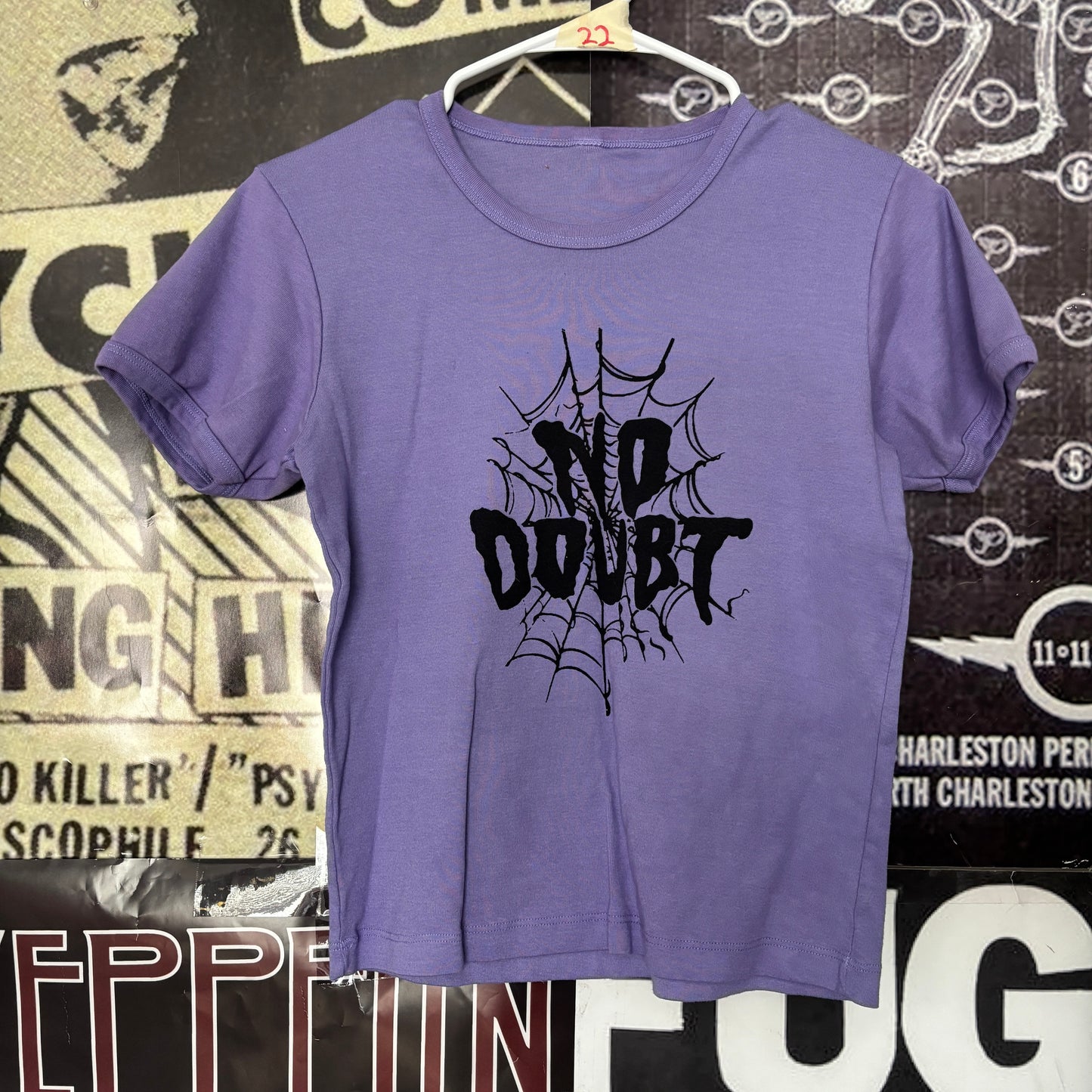 NO DOUBT purple long baby tee LAR/XL