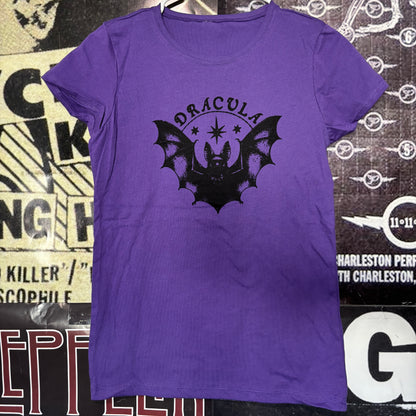DRACULA purple babydoll tee SM/MED