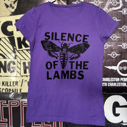 SILENCE purple babydoll tee SM/MED