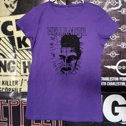 HELLRAISER purple babydoll tee SM/MED