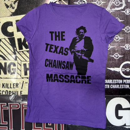 TEXAS purple babydoll tee SM/MED