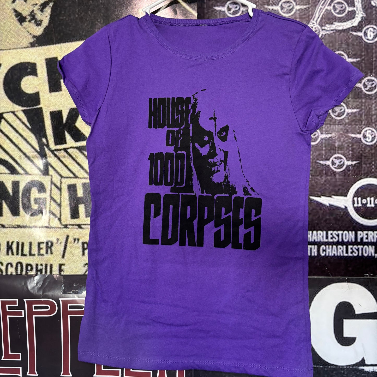CORPSES purple babydoll tee SM/MED