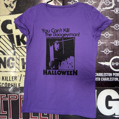 HALLOWEEN purple babydoll tee SM/MED