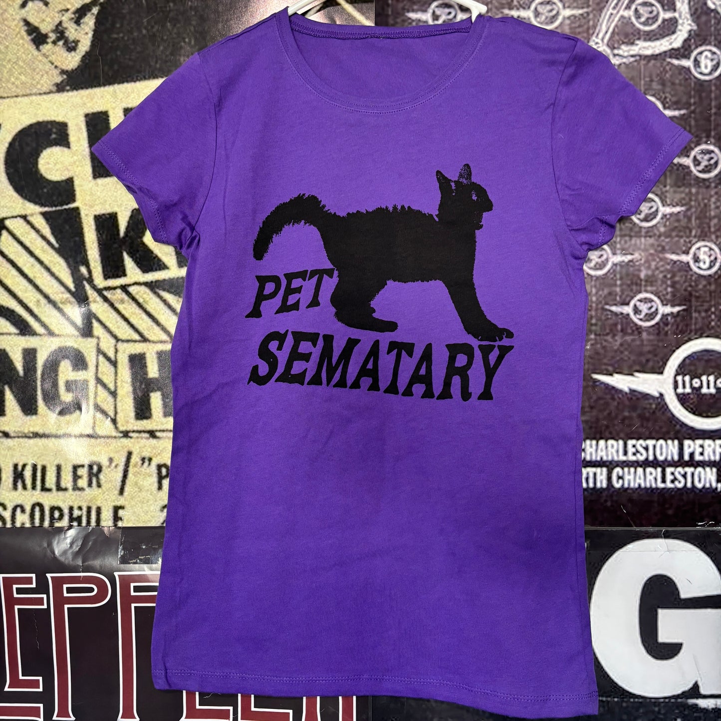 PET purple babydoll tee SM/MED