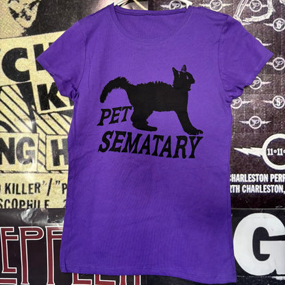 PET purple babydoll tee SM/MED