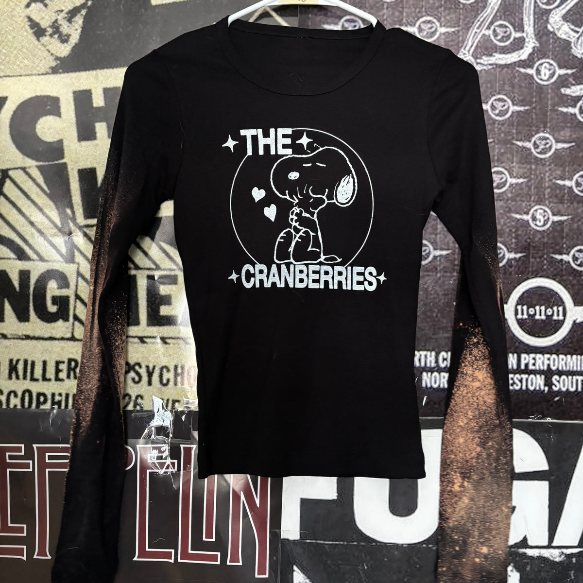 CRANBERRIES black baby long sleeve SMALL