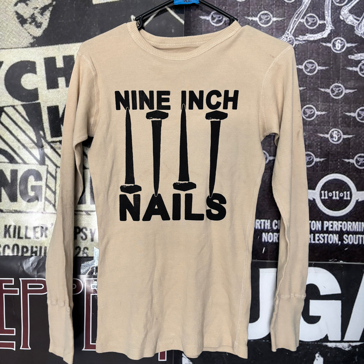 NINE INCH cream baby long sleeve MEDIUM