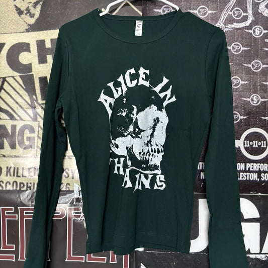 ALICE forest green baby long sleeve XLARGE