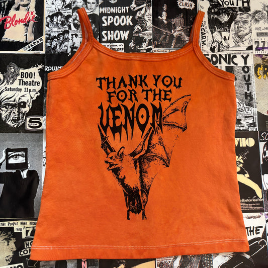 VENOM orange baby tank SM/MED