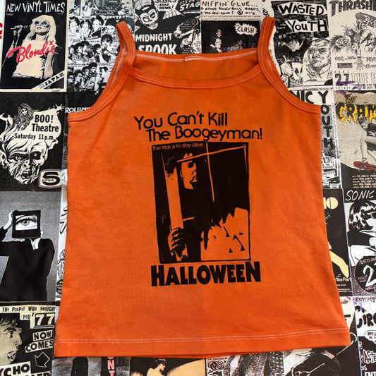HALLOWEEN orange baby tank SM/MED