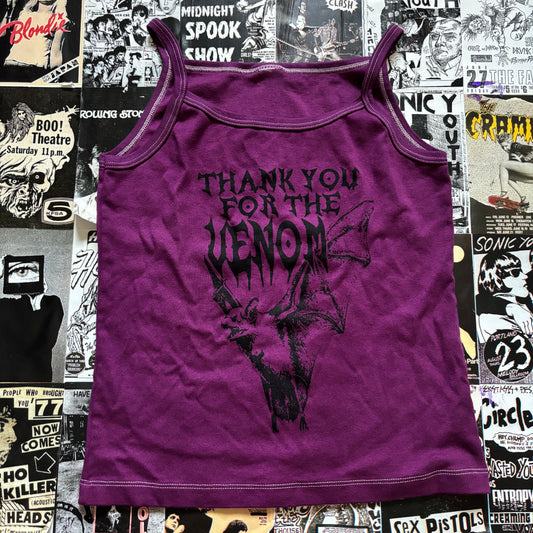 VENOM purple baby tank SM/MED