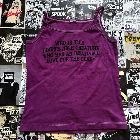 LIVING GIRL LYRICS purple baby tank SM/MED