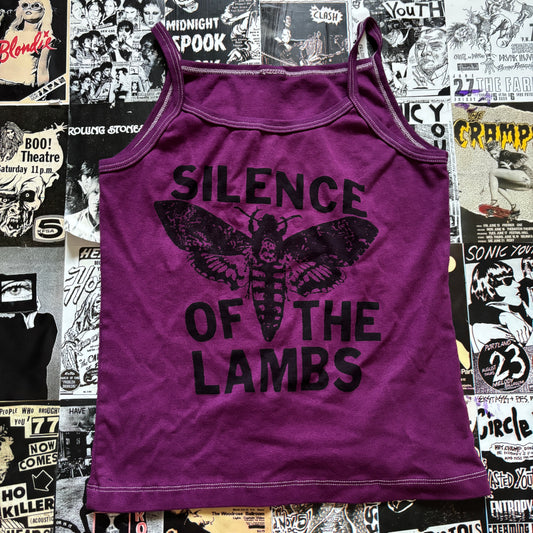 SILENCE purple baby tank SM/MED