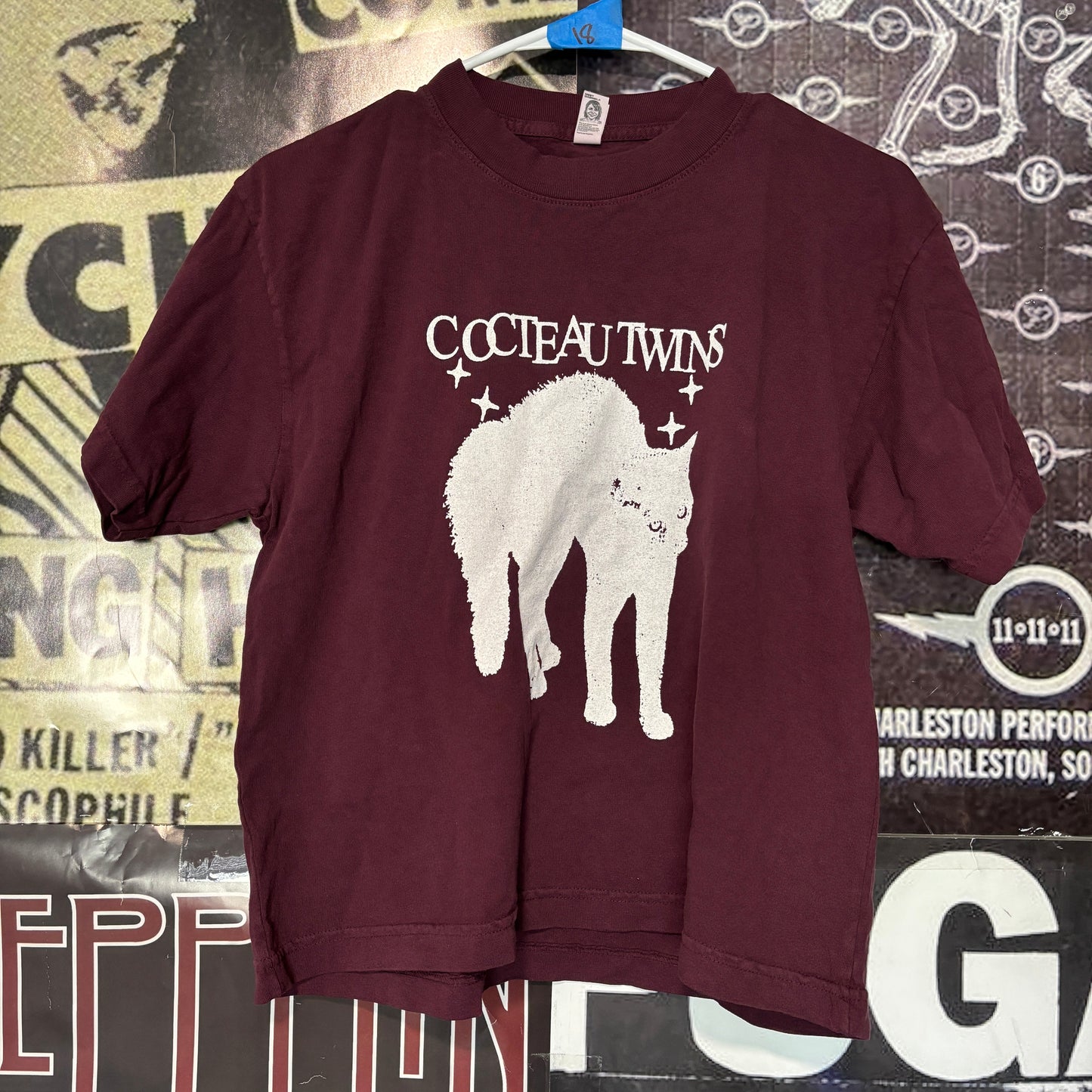COCTEAU maroon boxy tee